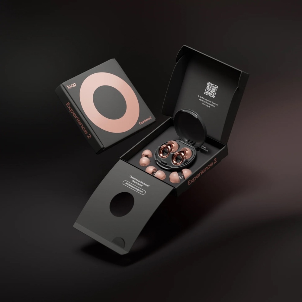 Experience 2 Rose Gold Wireless Earbuds with Charging Case